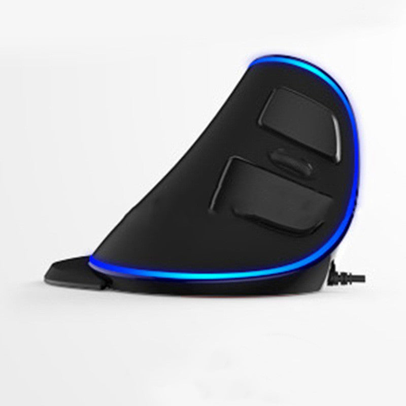 Vertical Ergonomic RGB Mouse – Wrist Pain Relief, USB Wired